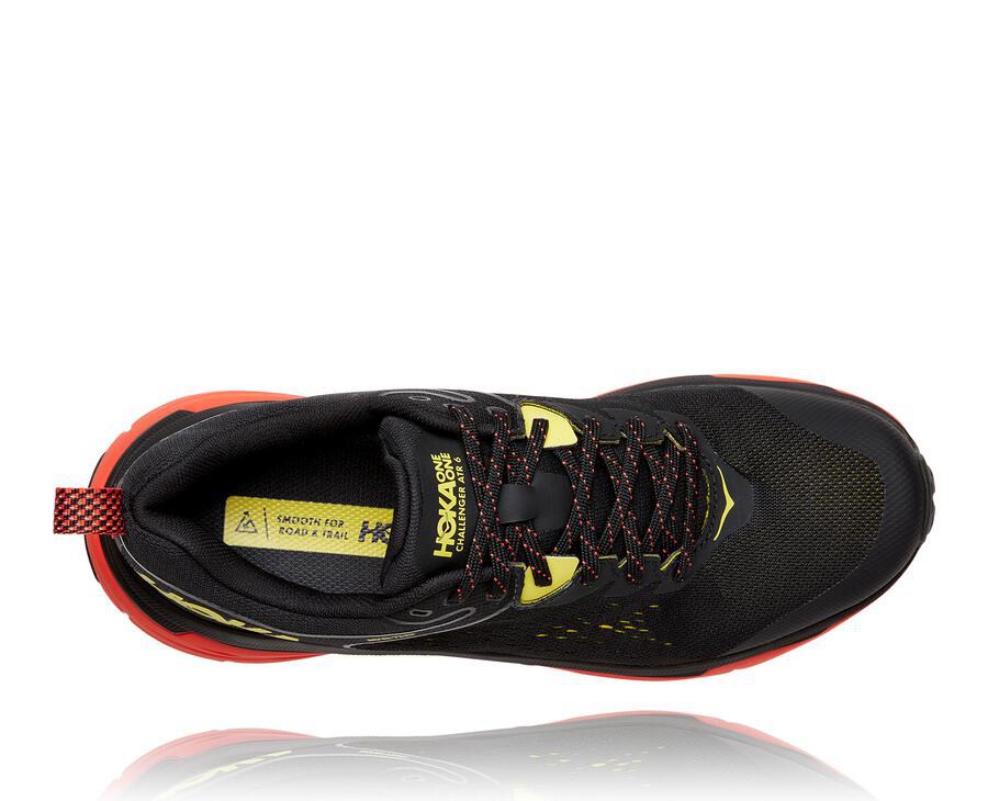 Hoka One One Trainers Mens Black/Red - Challenger ATR 6 GORE-TEX - 91276QBEW